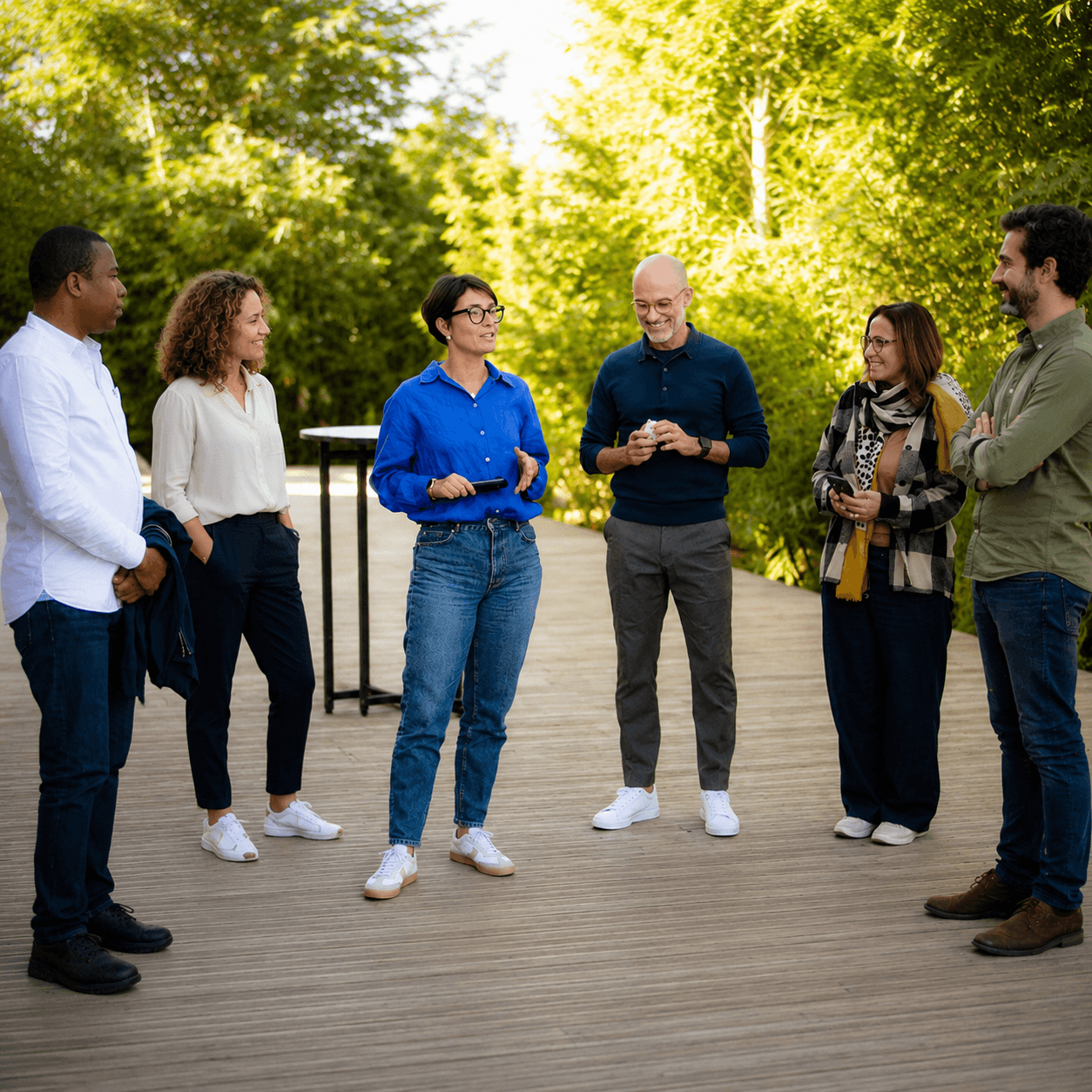Équipe Evos Consulting Group lors d'un atelier expérientiel